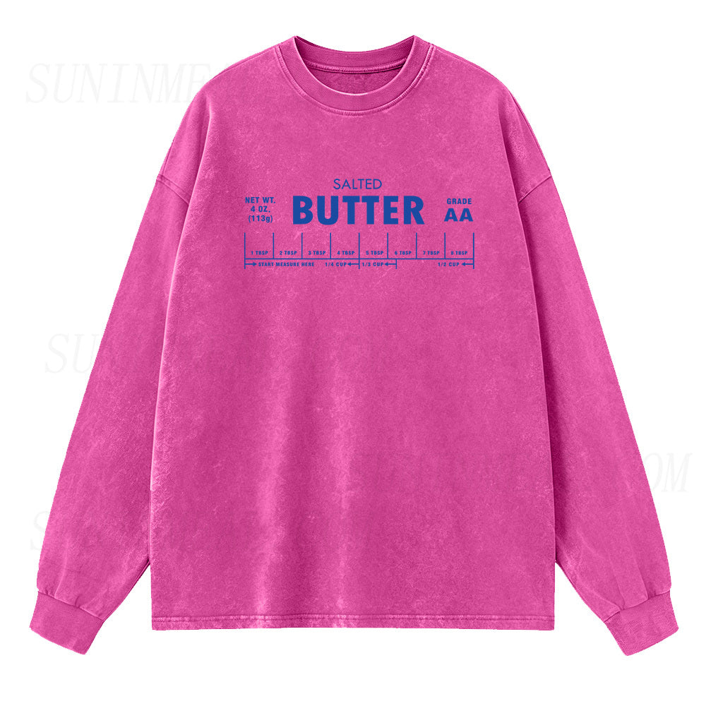 Salted Butter Long Sleeve Unisex Tee