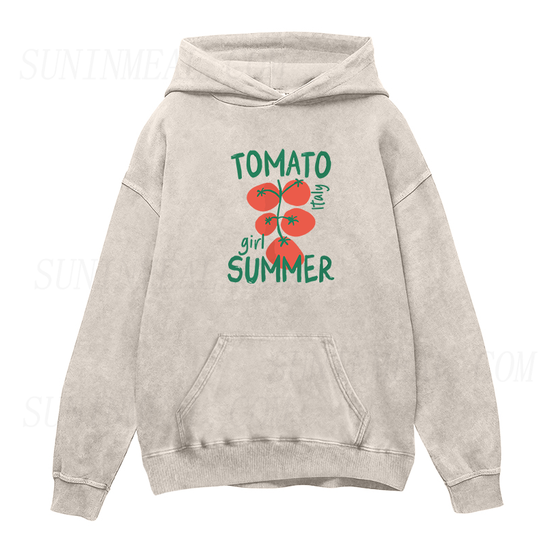 Tomato Girl Summer Unisex Hoodie