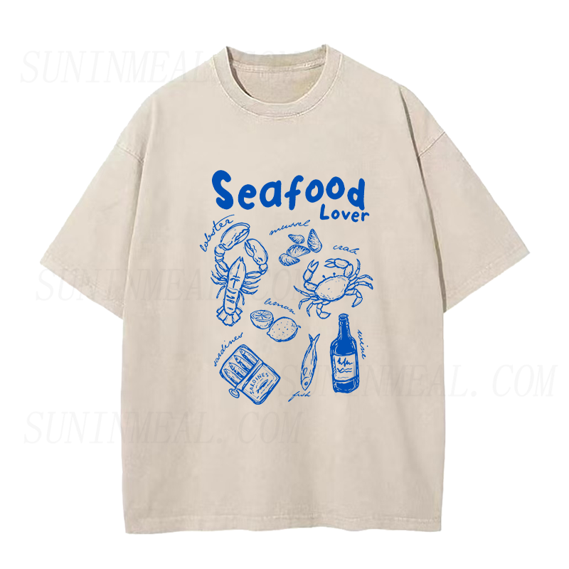 Born To Love Seafood Unisex Tee