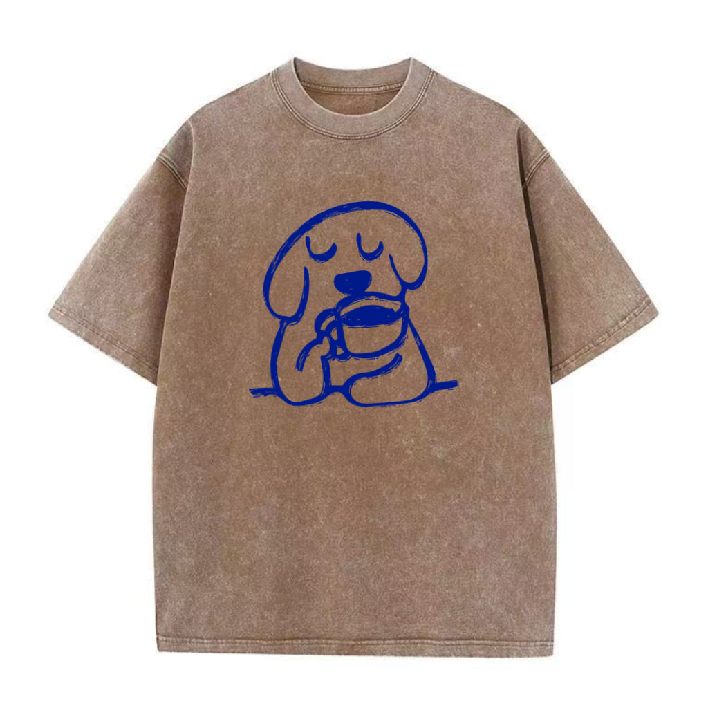 coffee dog Unisex Tee