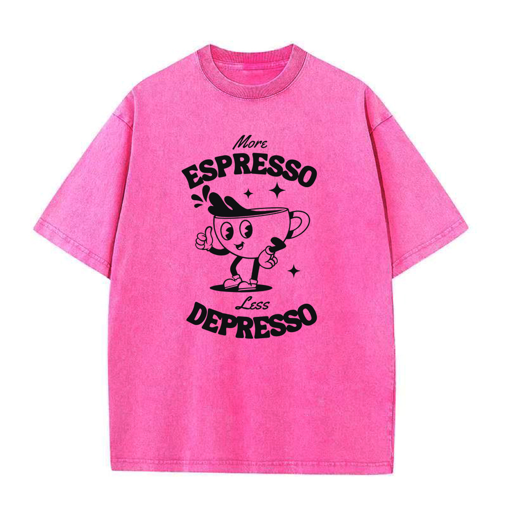 More Espresso Less Depresso Unisex Tee