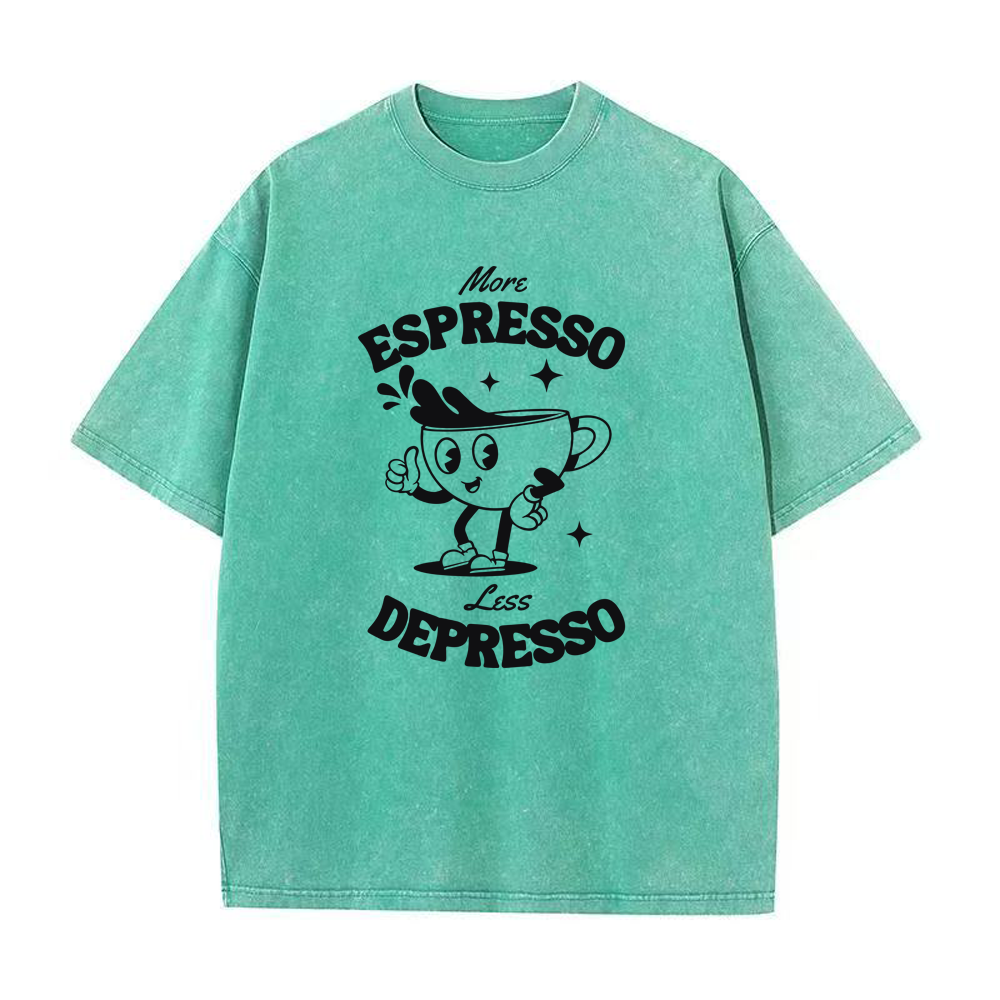 More Espresso Less Depresso Unisex Tee