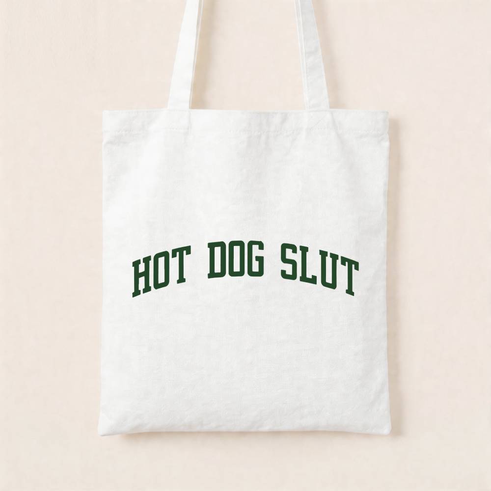 Hot Dog Slut Canvas Tote Bag