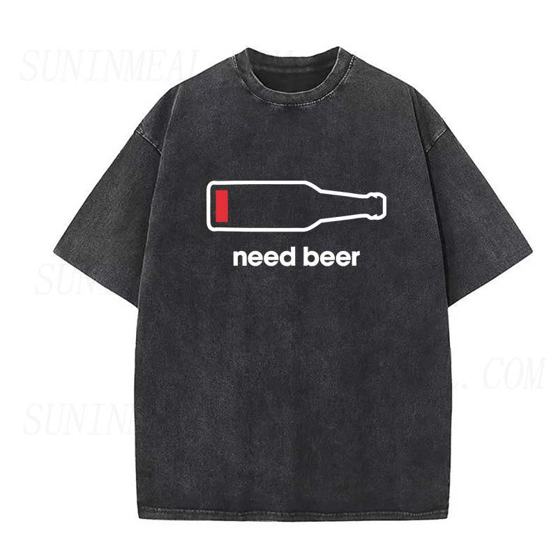 ニードビール ユニセックスTシャツ