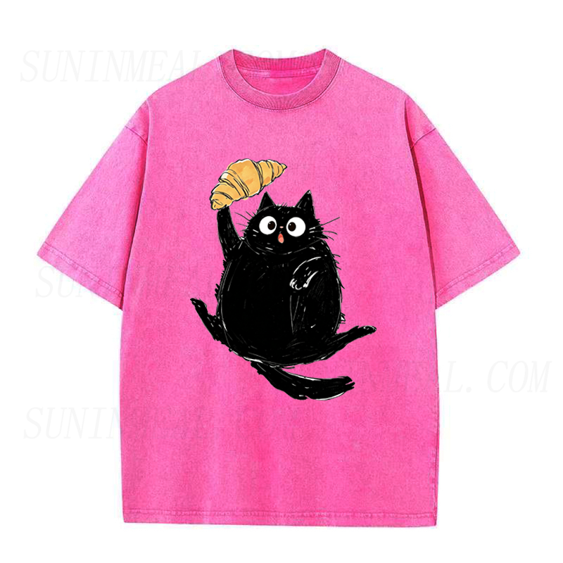 Cat Croissant Unisex Tee