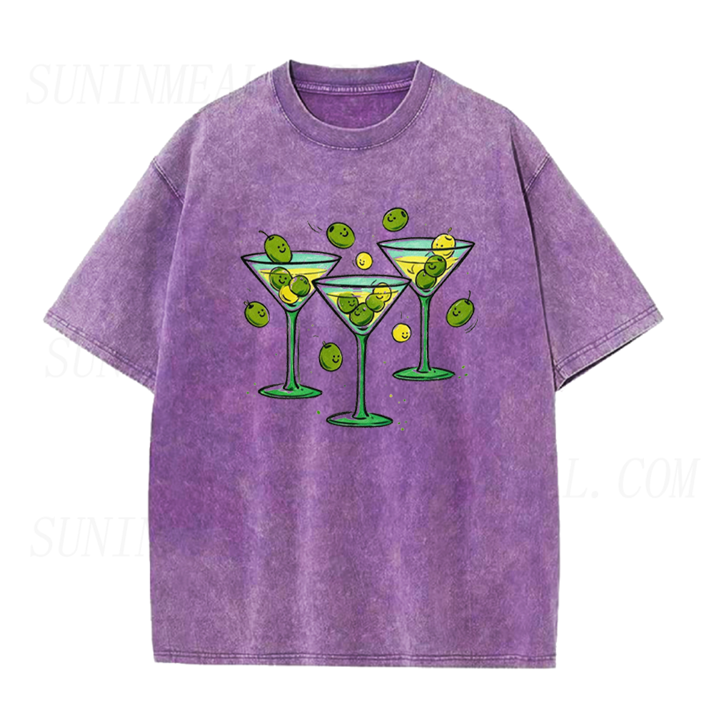 Happy Olive Martini Party Unisex Tee