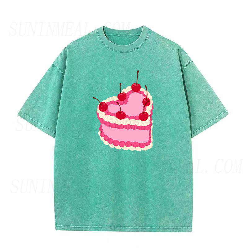 チェリーケーキ ユニセックスTシャツ
