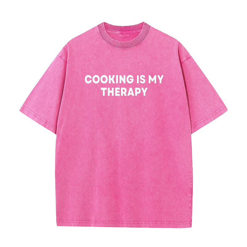 Cooking Is My Therapy Unisex Tee