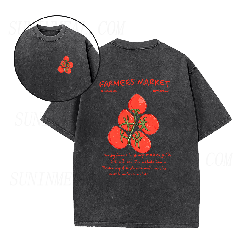 Farmers Market Tomato Unisex Tee