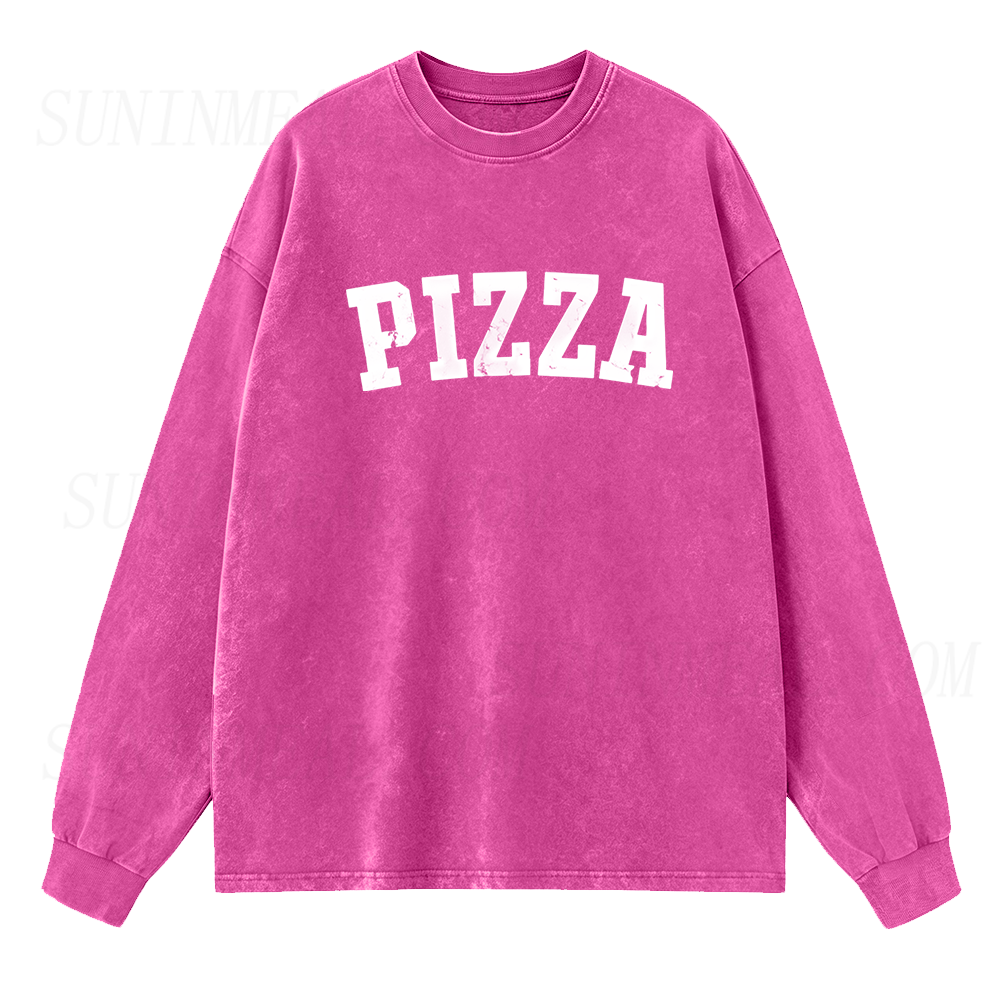 Pizza Long Sleeve Unisex Tee