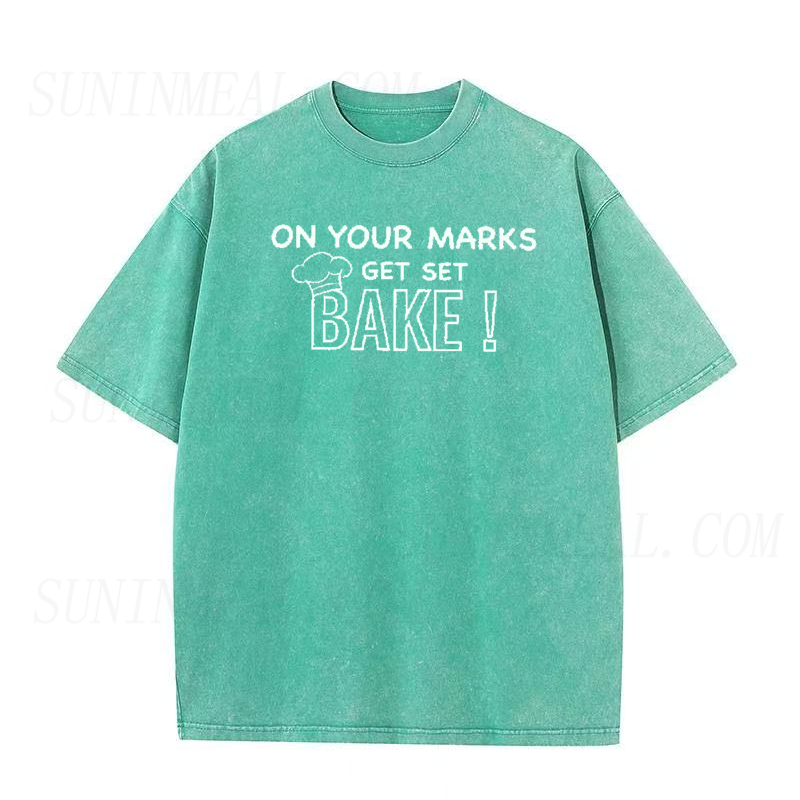 On Your Marks Get Set Bake Unisex Tee