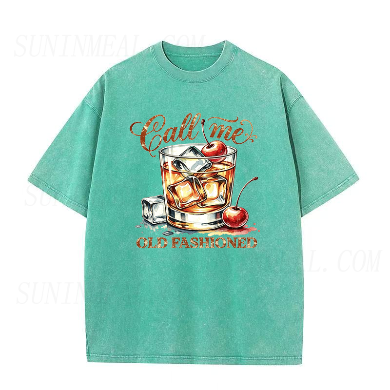 Call Me Old Fashioned Cocktail Unisex Tee