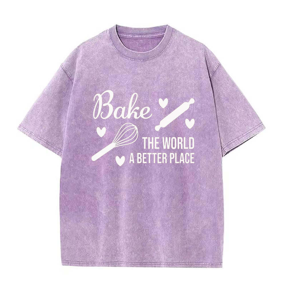 Bake The World A Better Place Unisex Tee