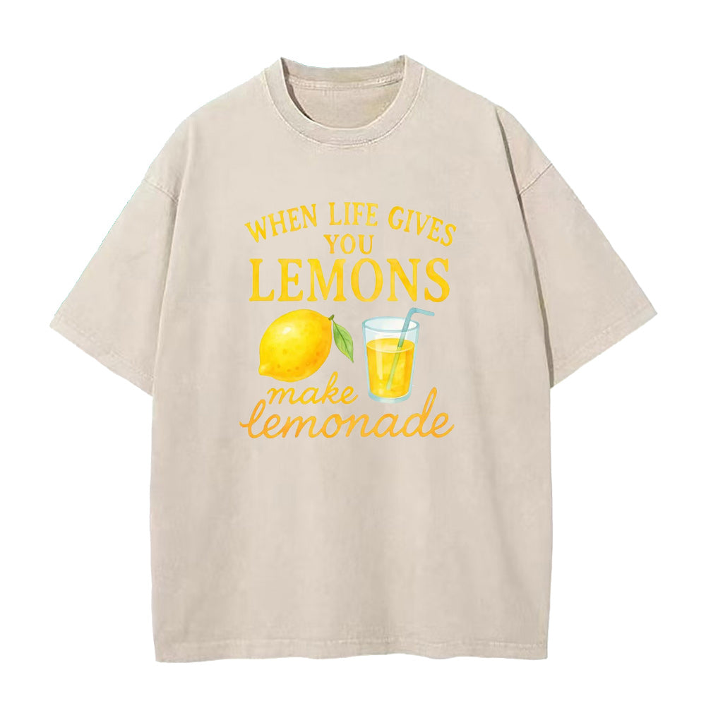 When life gives you lemons make lemonade Unisex Tee