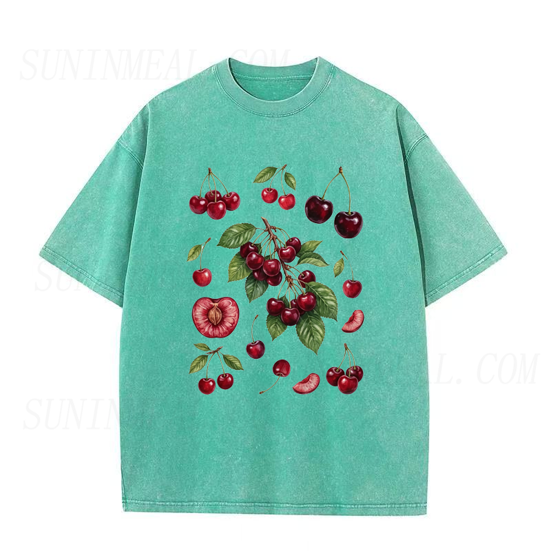 Cherry Branch & Slices Unisex Tee