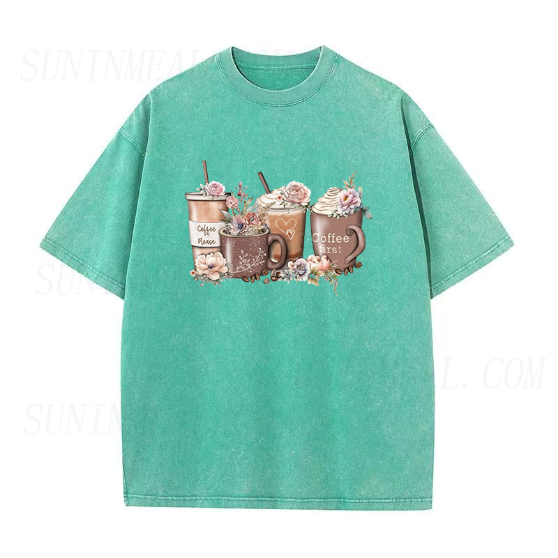 Coffee First Coffee Please Unisex Tee