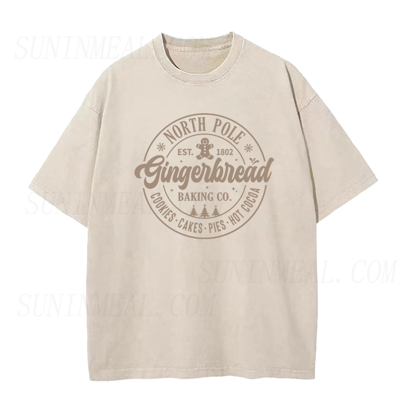 Gingerbread Baking Co North Pole Unisex Tee