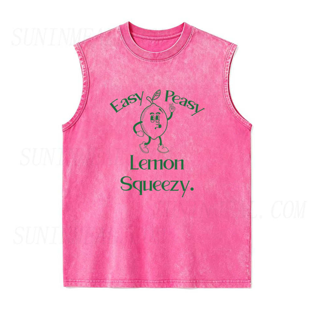 Easy Peasy Lemon Squeezy Unisex Tank Top