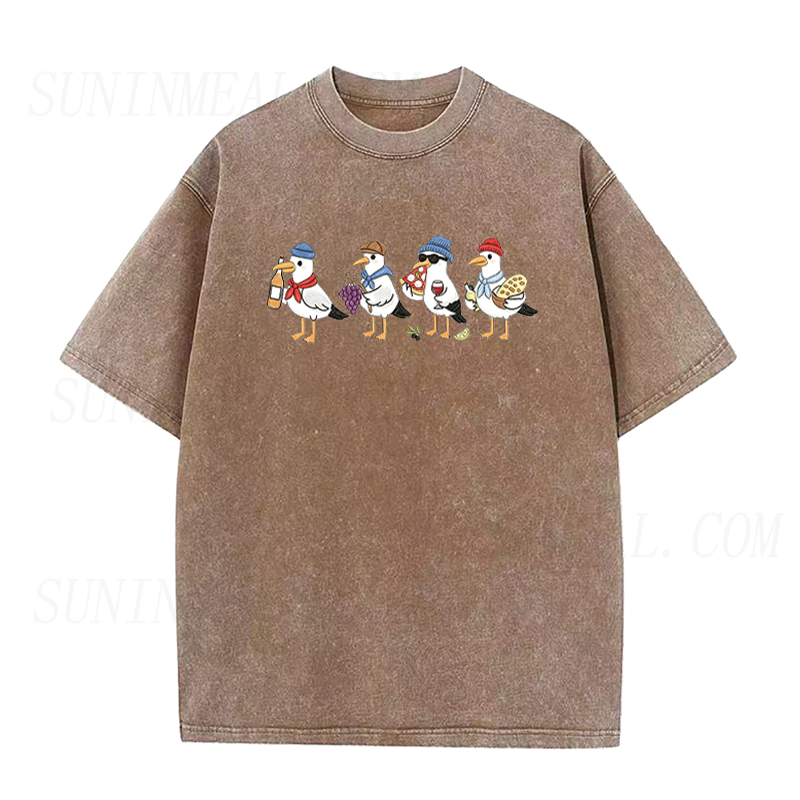 Seagulls Love Wine & Dine Unisex Tee