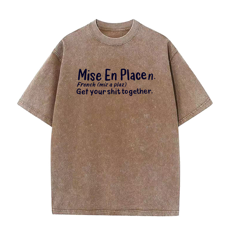 Mise En Place Humorous Definition Unisex Tee