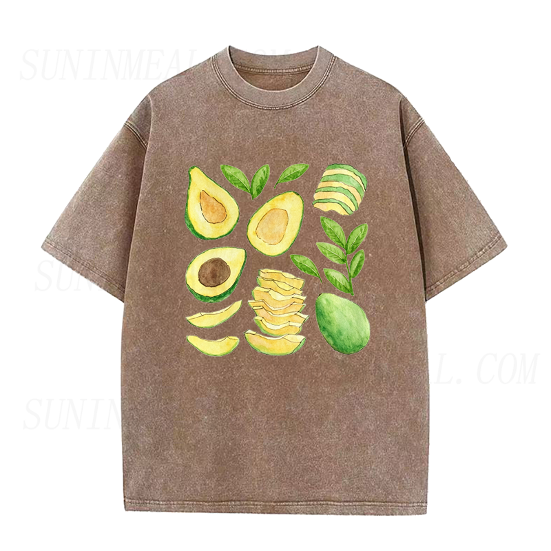 Watercolor Avocado Unisex Tee