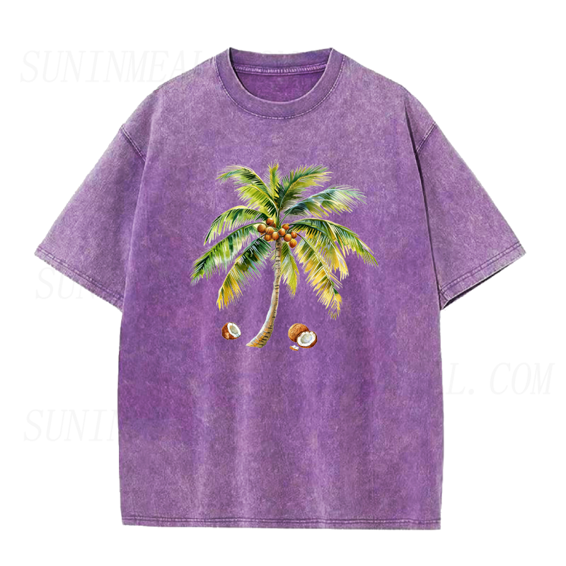 Coconut Palm Tree Unisex Tee