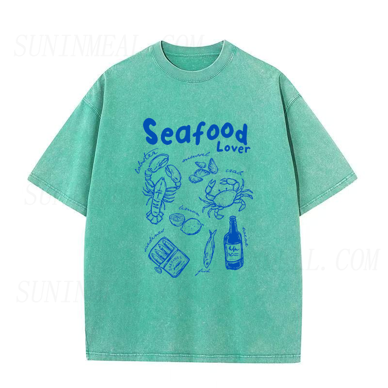 Born To Love Seafood Unisex Tee