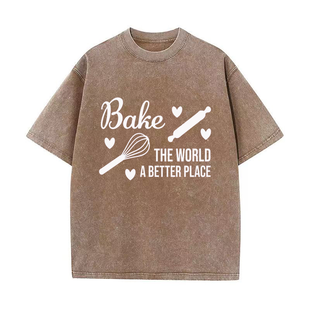 Bake The World A Better Place Unisex Tee