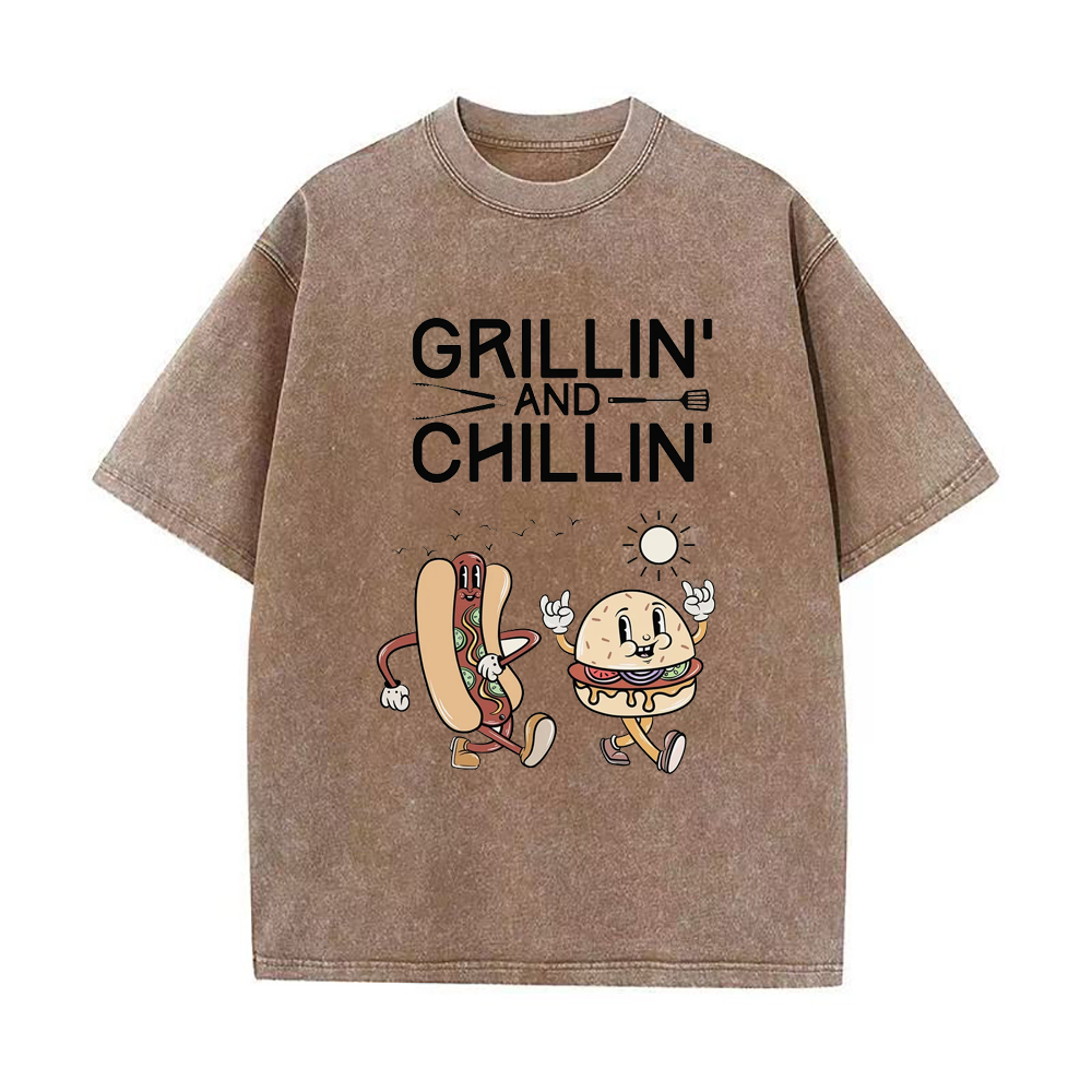 Grillin And Chillin unisex Tee