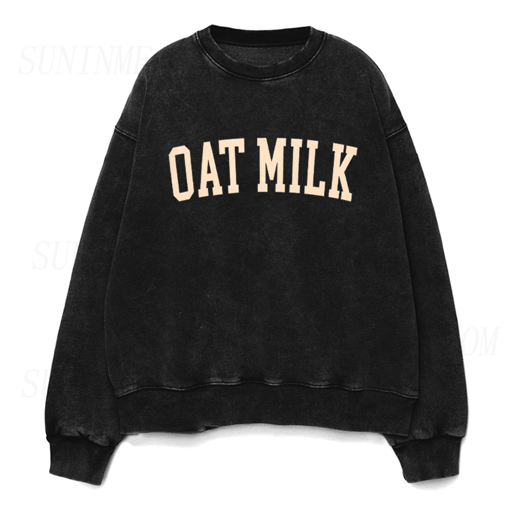 Vegan Oat Milk Unisex Crewneck Sweatshirt