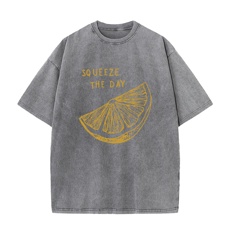 Squeeze the Day lemon Unisex Tee