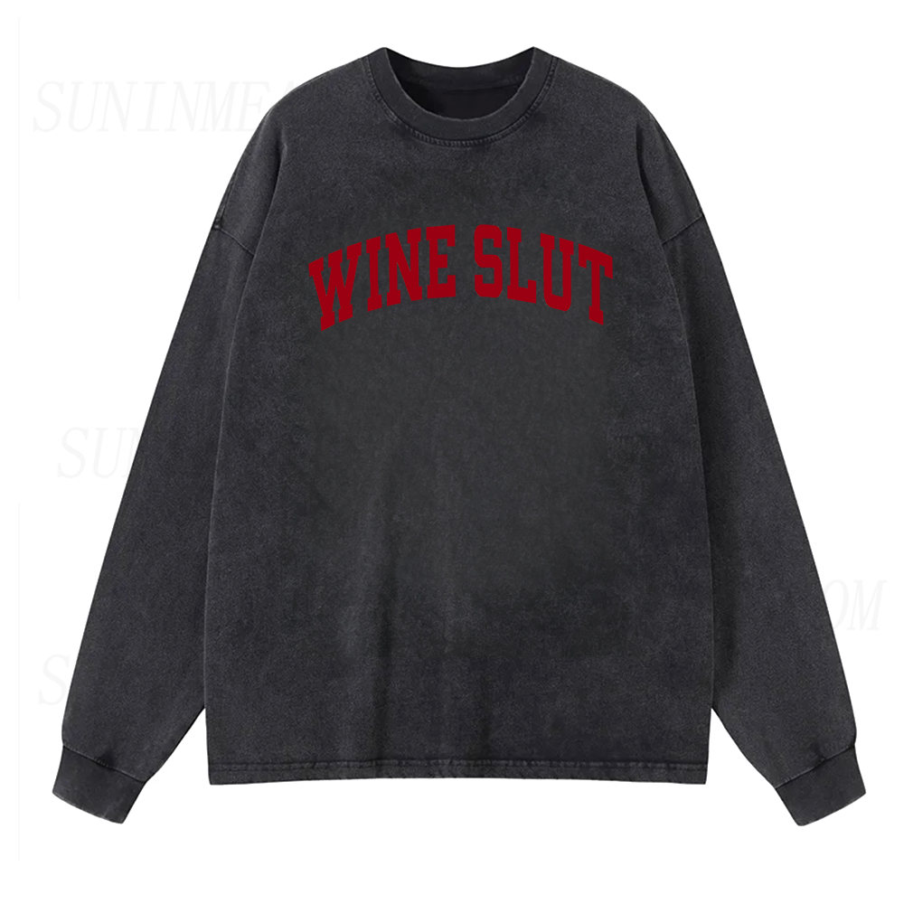 Wine Slut Long Sleeve Unisex Tee