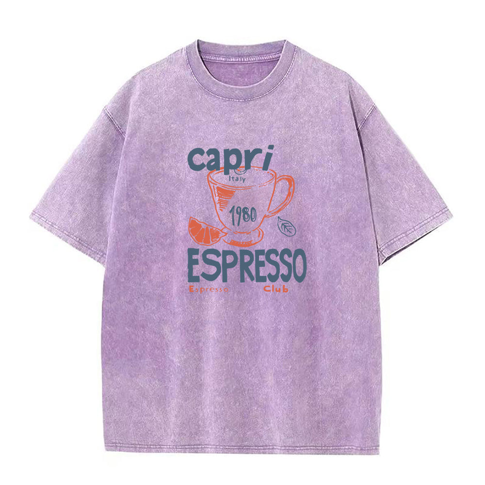 Capri Italy Espresso Club Unisex Tee