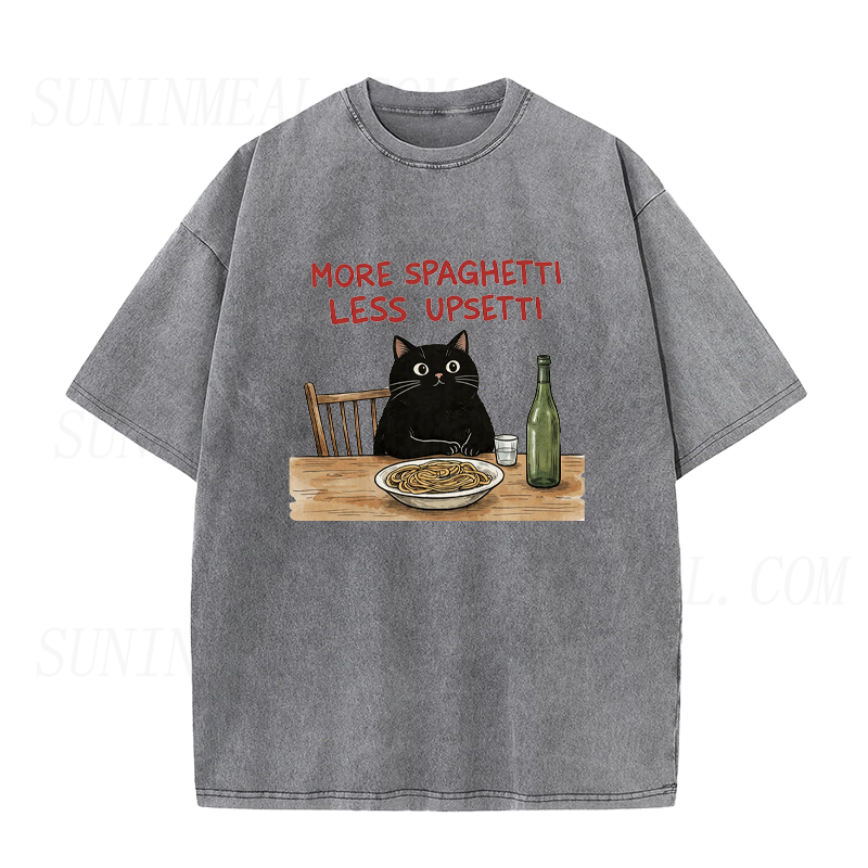 More Spaghetti Less Upsetti Unisex Tee