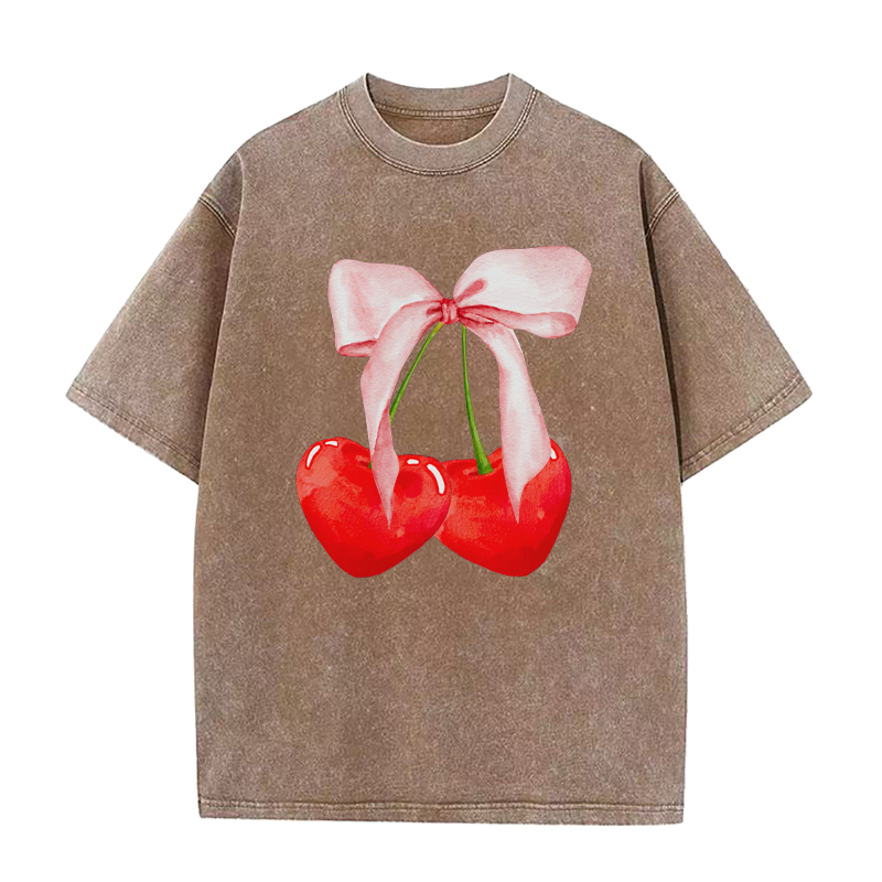 Cherry Hearts Valentines Tee