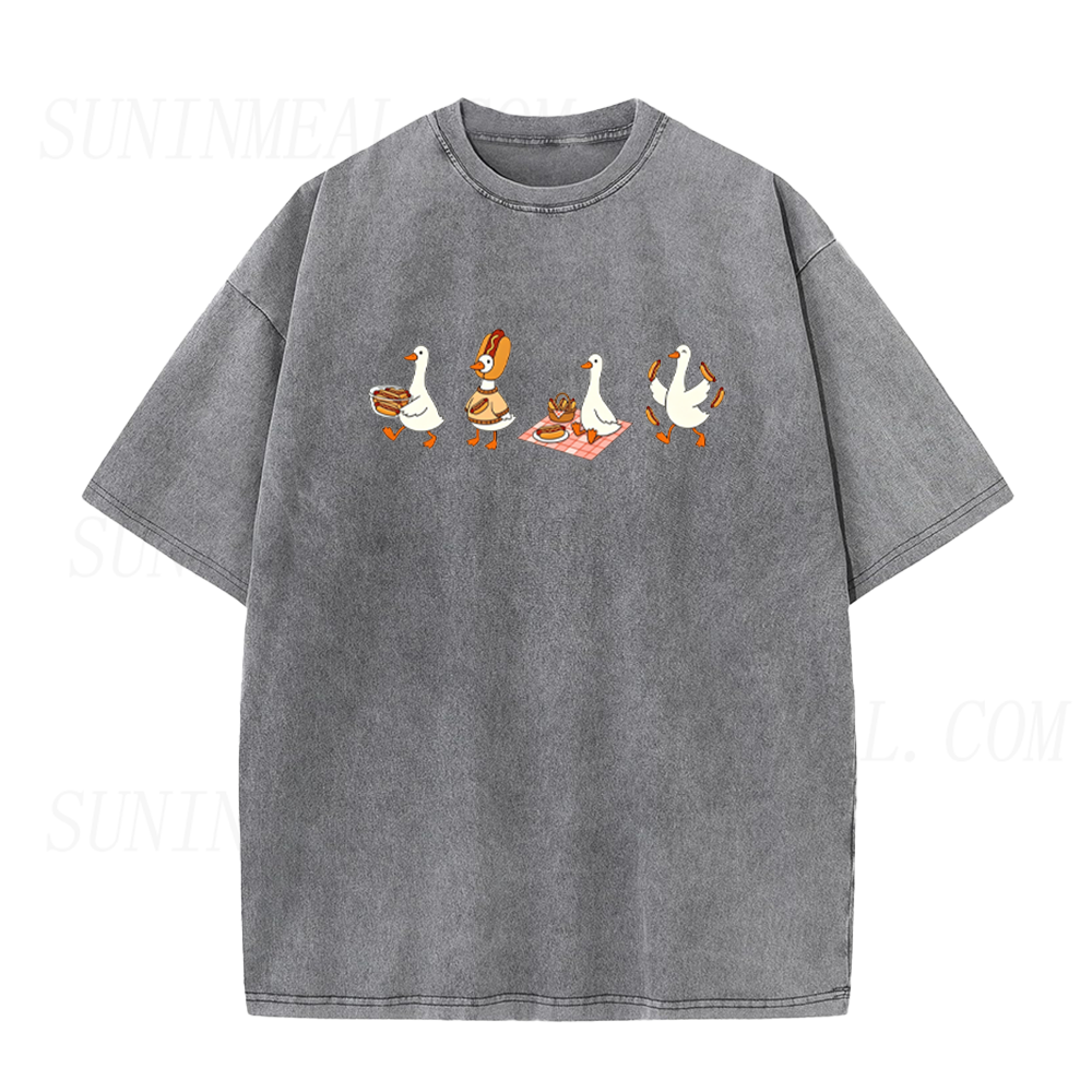 Hot Dog Goose Unisex Tee