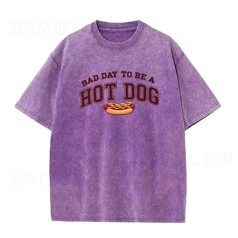 Bad Day To Be A Hot Dog Unisex Tee