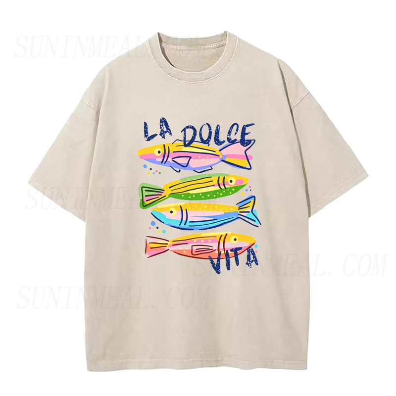 Fish & La Dolce Vita Unisex Tee