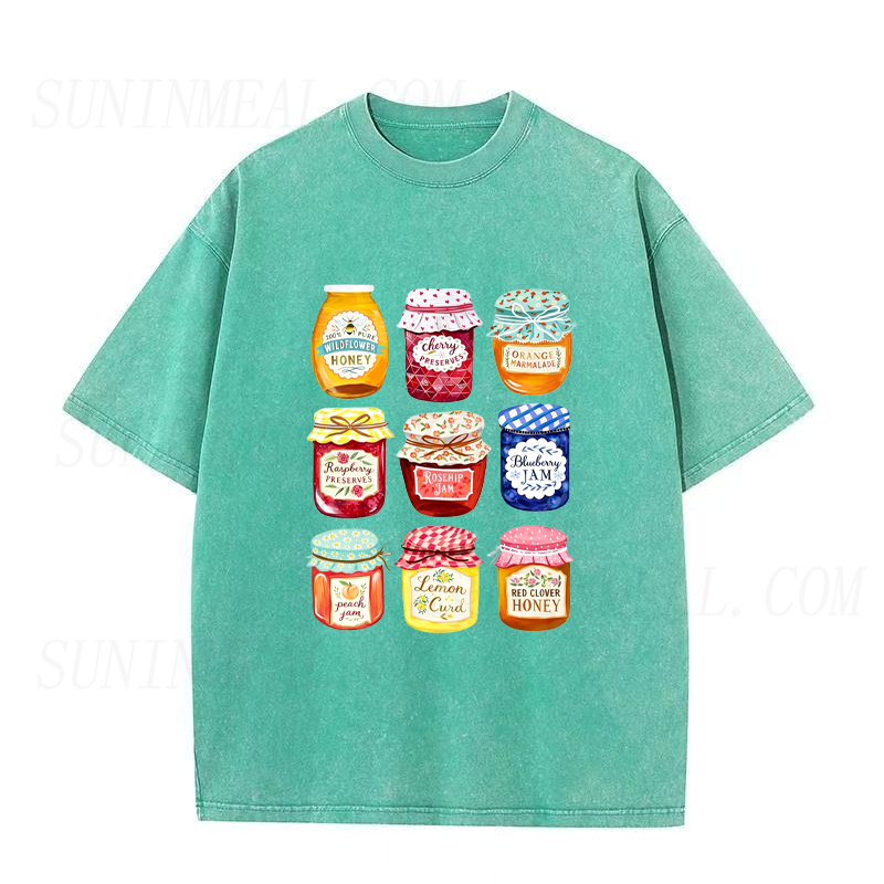 Vintage Preserves & Honey Jars Unisex Tee