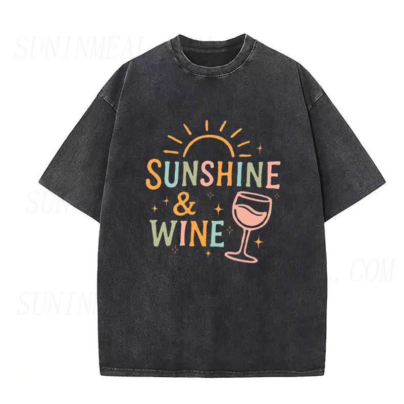 Summer Sunshine & Wine Unisex Tee