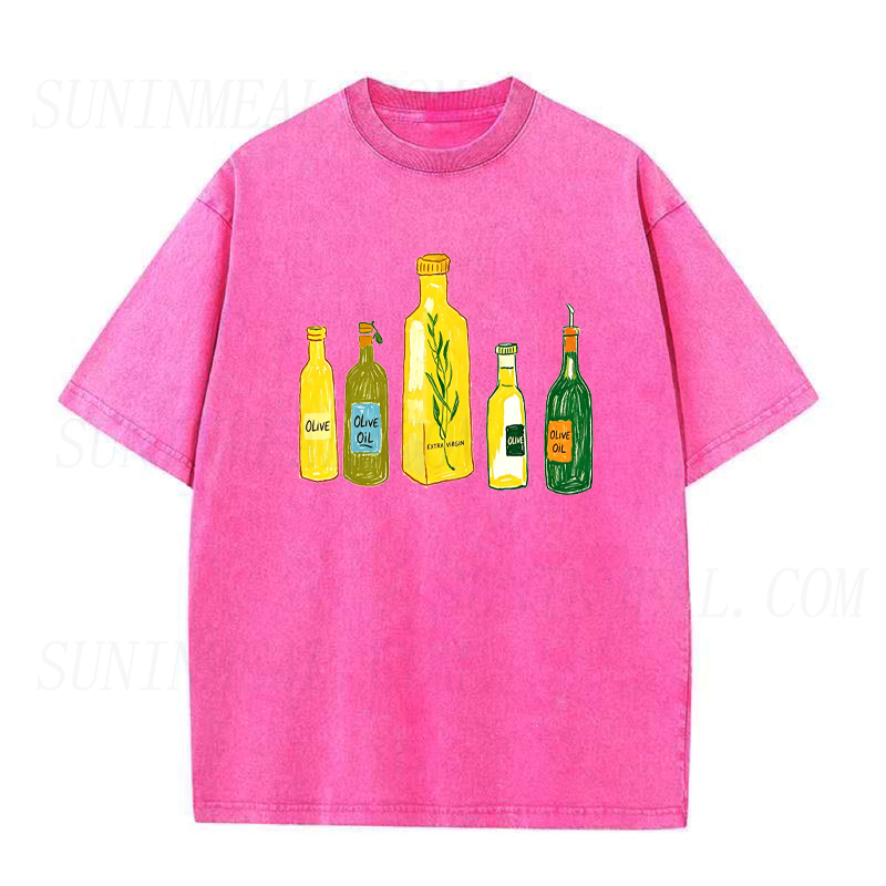 Olive Oil Bottles Unisex Tee