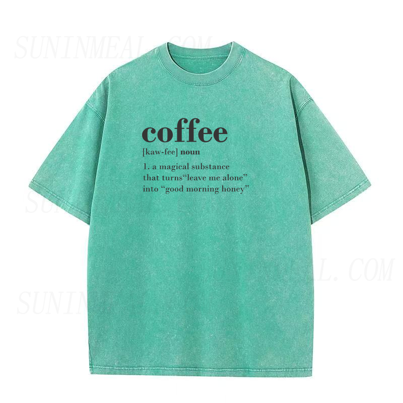 コーヒー定義ユニセックスTシャツ