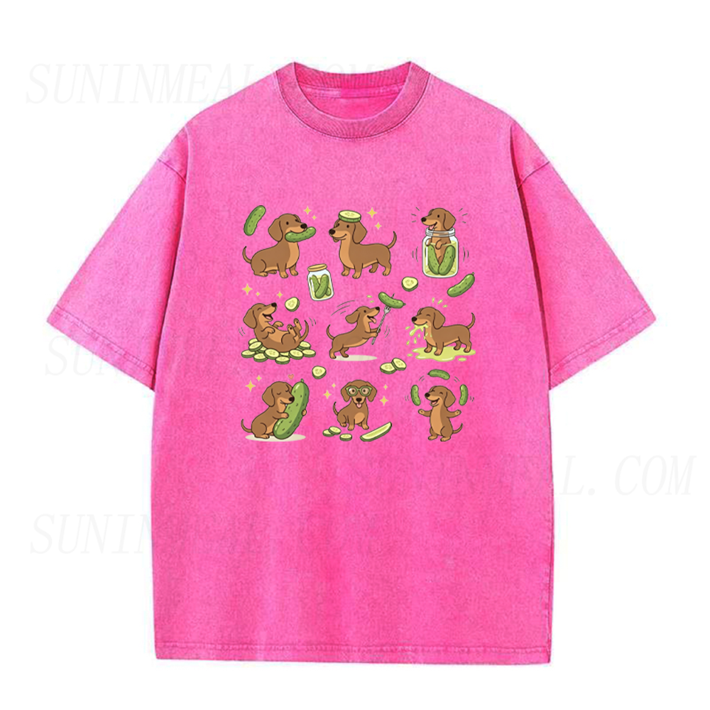 Funny Dachshund Pickle Unisex Tee