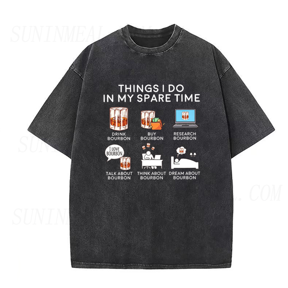 Things I Do In My Spare Time Whiskey Unisex Tee