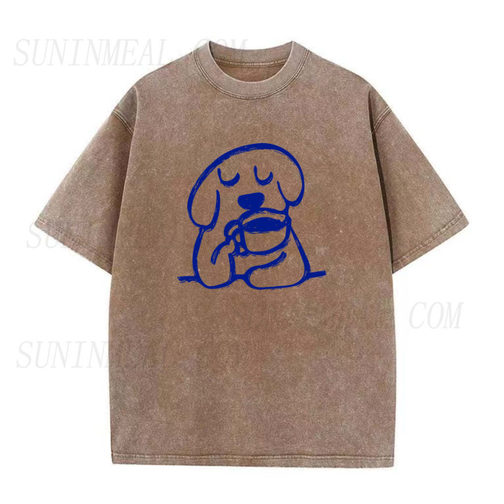 coffee dog Unisex Tee