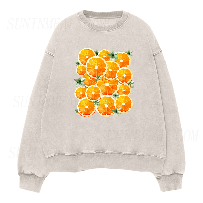 Vibrant Orange Unisex Crewneck Sweatshirt