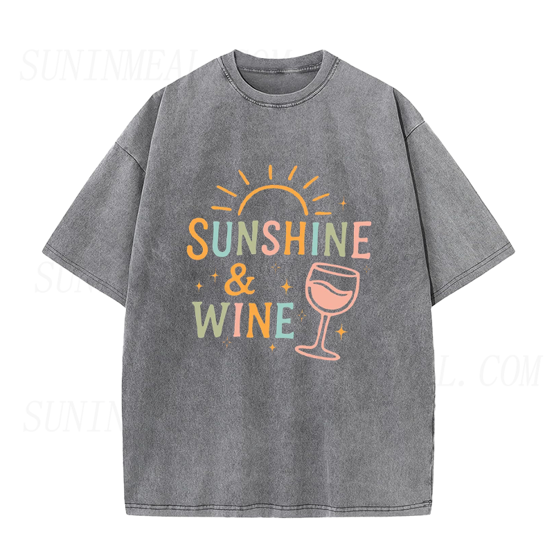 Summer Sunshine & Wine Unisex Tee
