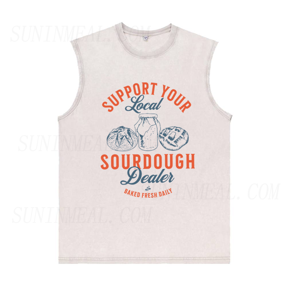 Local Sourdough Dealer Baked Fresh Daily Unisex Tank Top