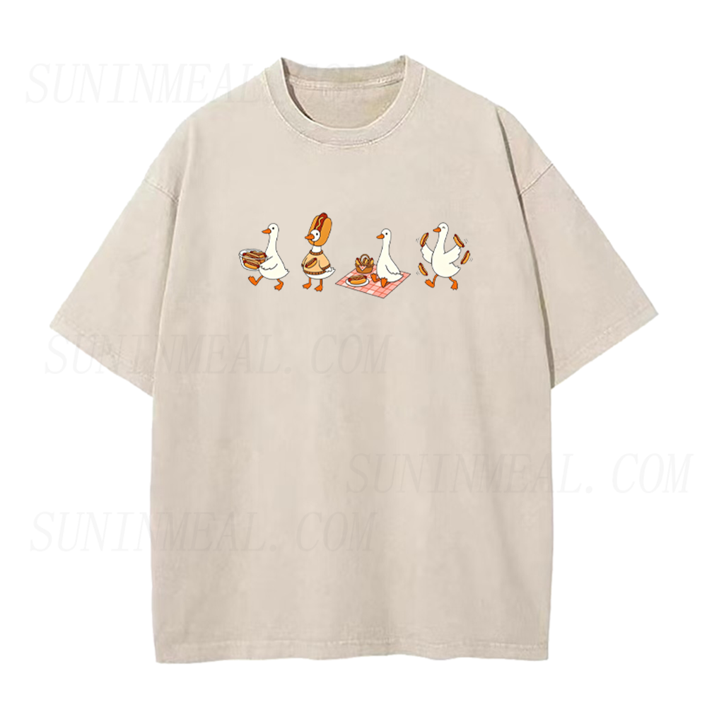 Hot Dog Goose Unisex Tee