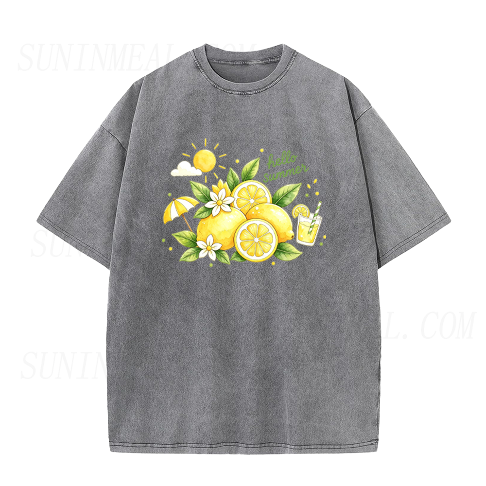 Hello Summer Lemon Unisex Tee